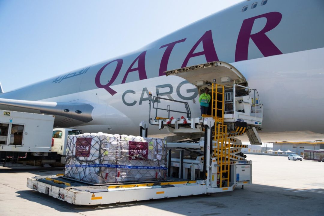 Qatar Airways Cargo donates freight shipments