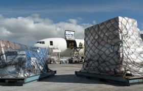 Food and medicine shipment bound for Haiti