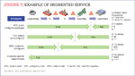 [Figure 7] Example of segmented service