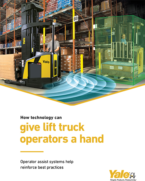 Yale give lift truck operators a hand