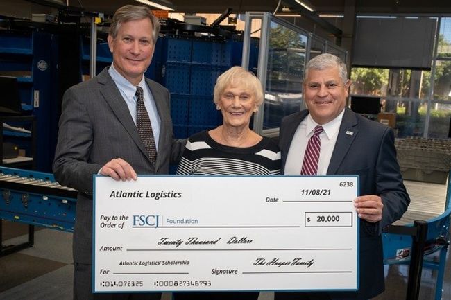 tlantic Logistics establishes $20,000 scholarship for Florida State College at Jacksonville, Fla.