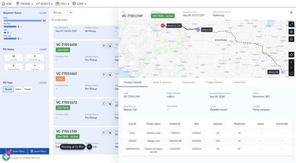 FourKites Introduces Industry-First Multimodal  Purchase Order Lifecycle Visibility 