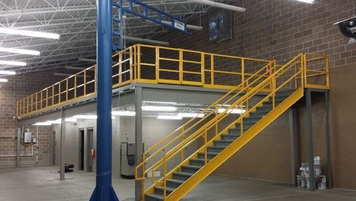 Bolt-Together Mezzanine Platforms Allow Growing Businesses to Reach New Heights