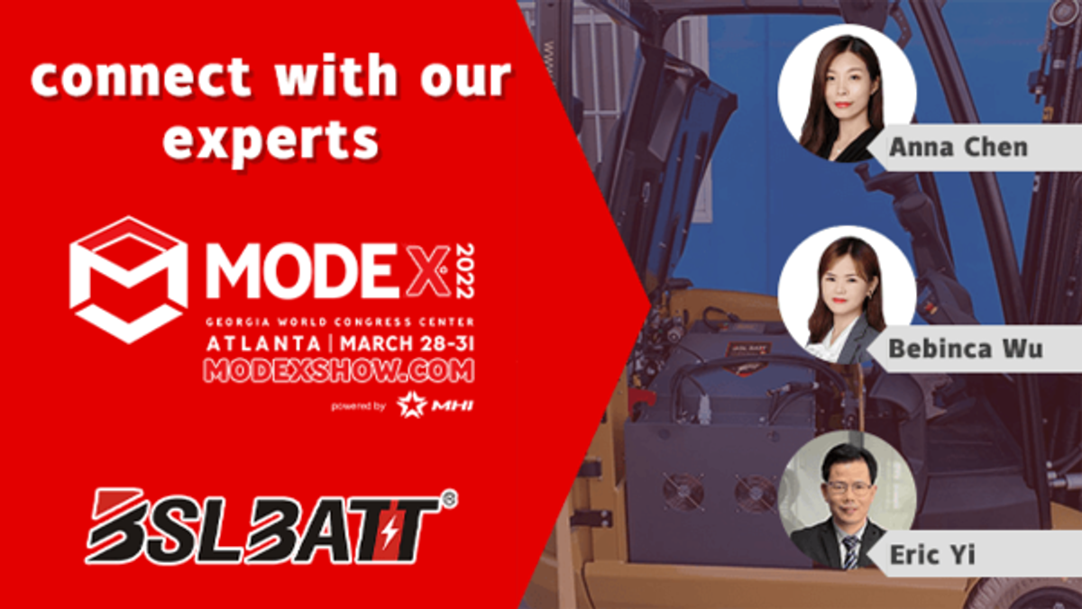 BSLBATT to Participate at MODEX 2022 on March 28-31 in Atlanta, GA