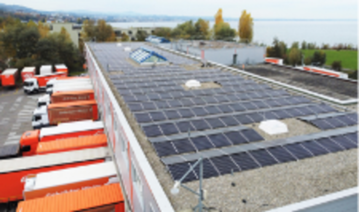  Gebrüder Weiss now generates solar power in Switzerland 