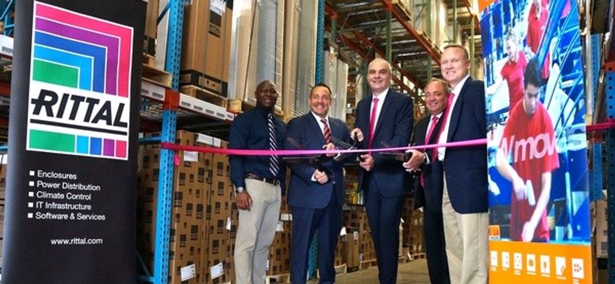 Global Logistics Team at Gebrüder Weiss Welcomes Rittal North America to its Midwest Warehouse 