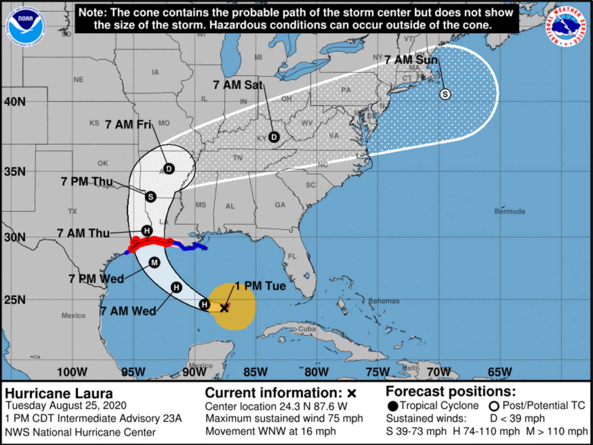 hurricane laura screenshot