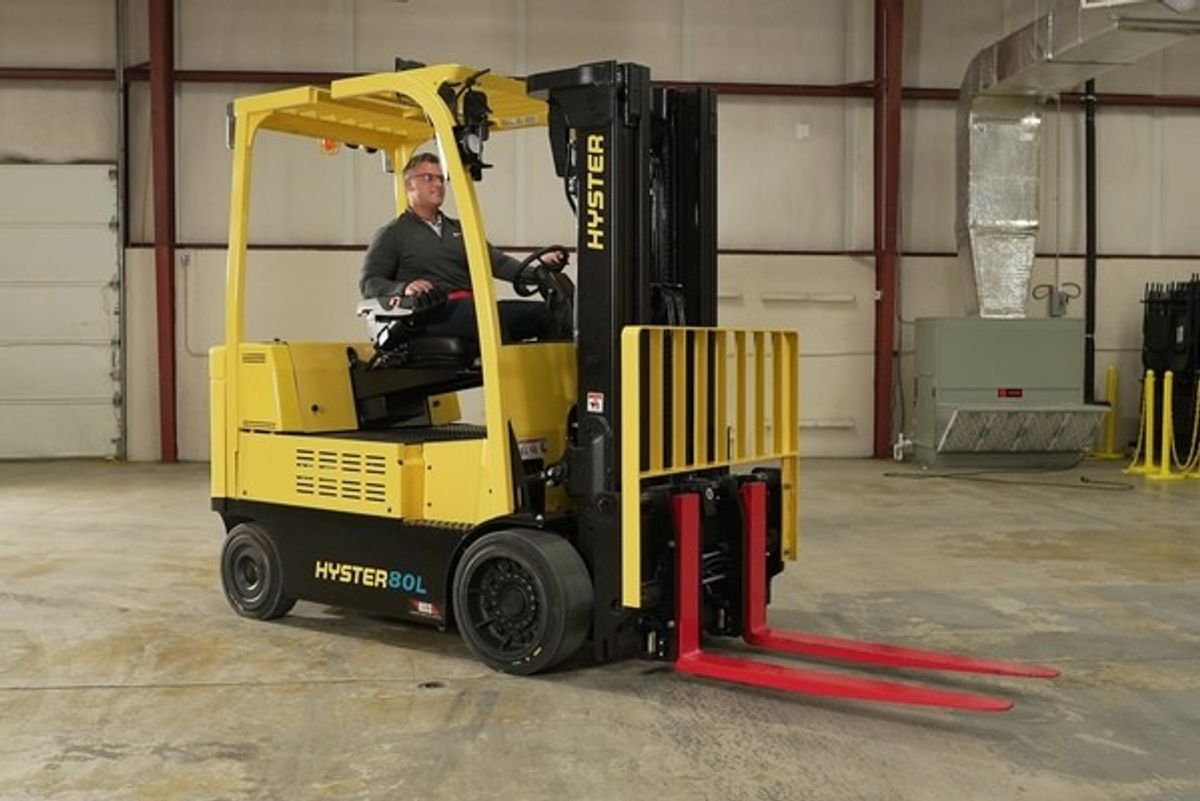 Hyster announces latest electric forklift with integrated lithium-ion power