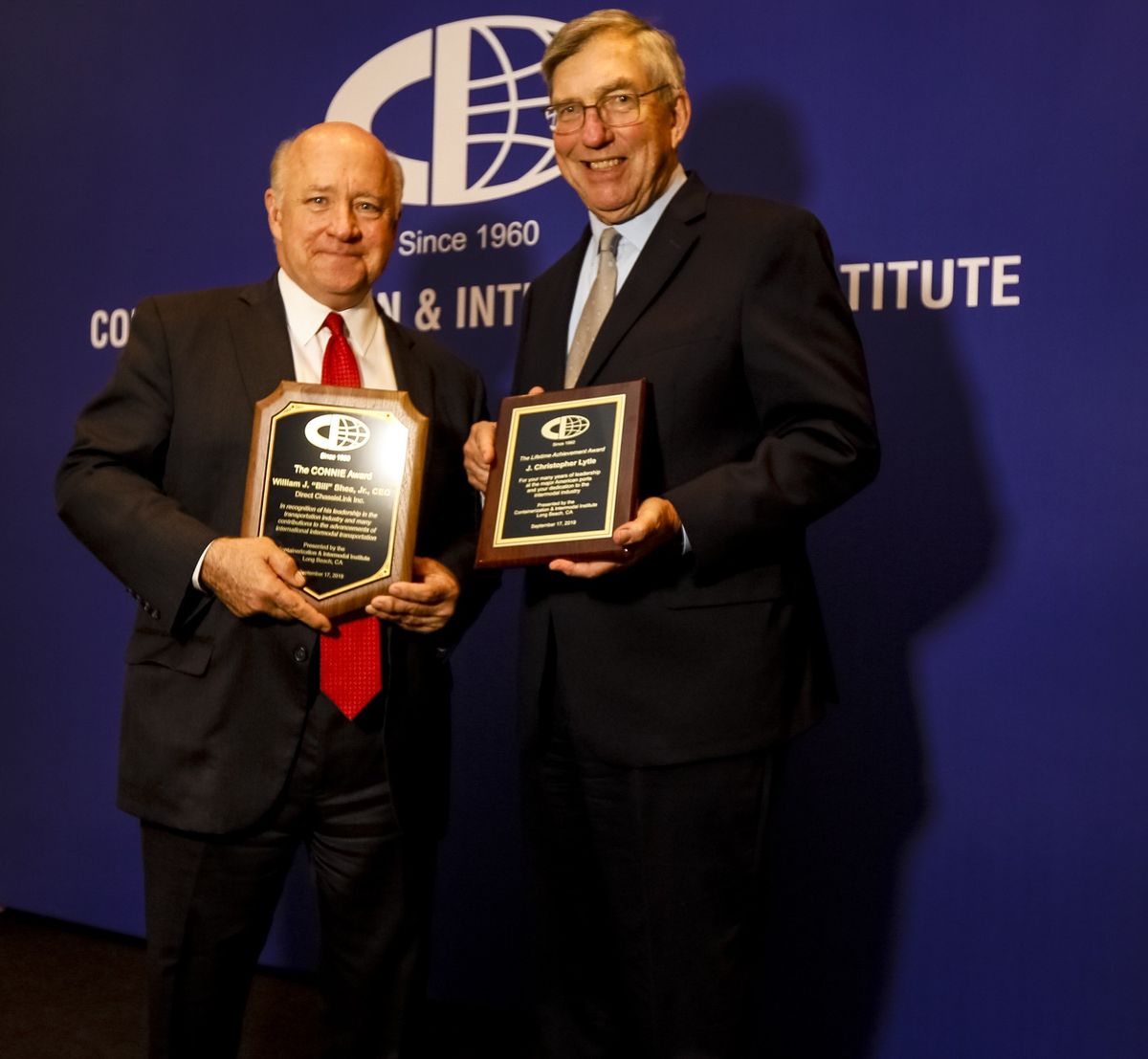 William J. "Bill" Shea Awarded Annual Connie in Long Beach, CA by CII