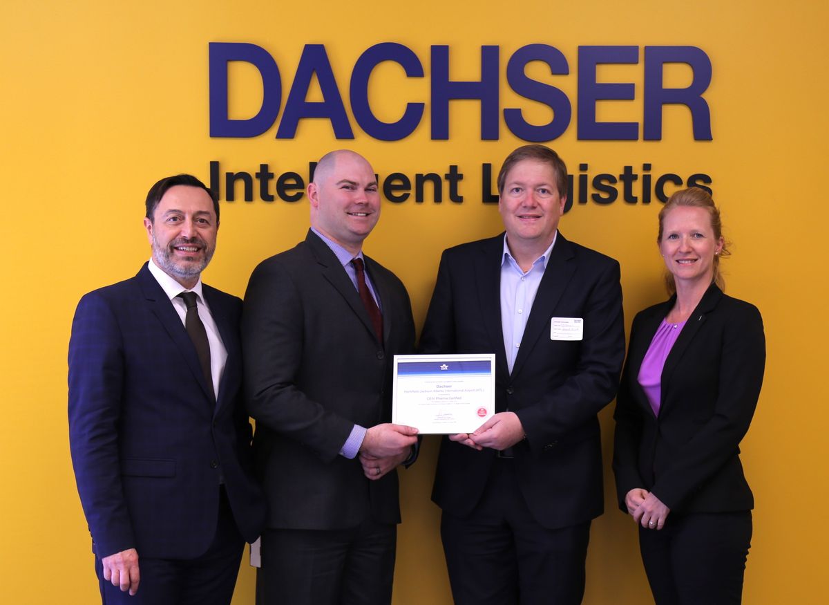 Dachser Air & Sea Logistics certified for pharmaceutical shipments on three continents