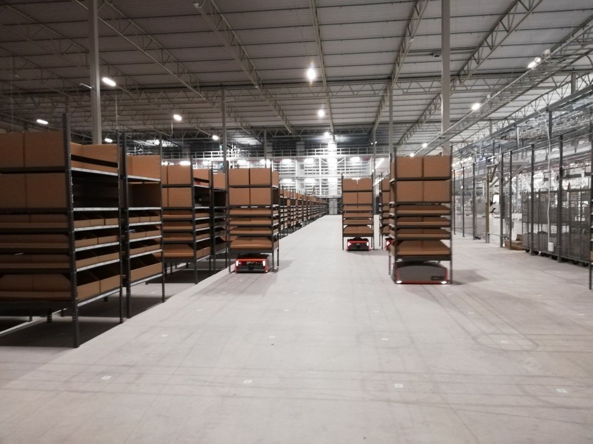 GreyOrange Butler system deployed in the newest fulfillment center of Zalando