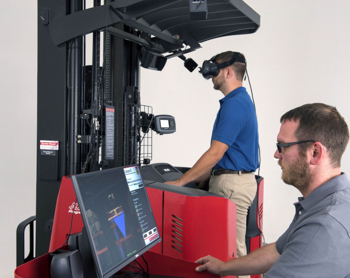 Raymond Virtual Reality Simulator Wins a Plant Engineering Product of the Year Award