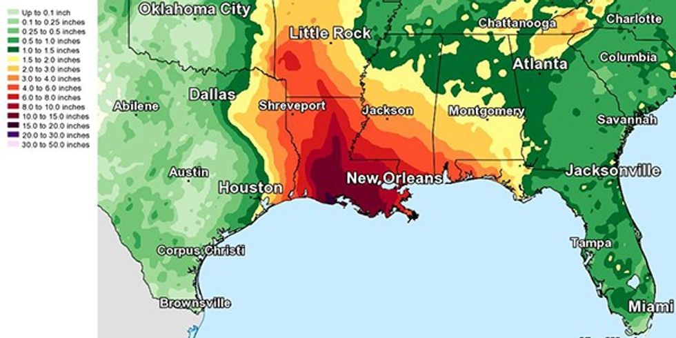 Tropical Storm Barry menaces Gulf Coast with threat of heavy rain