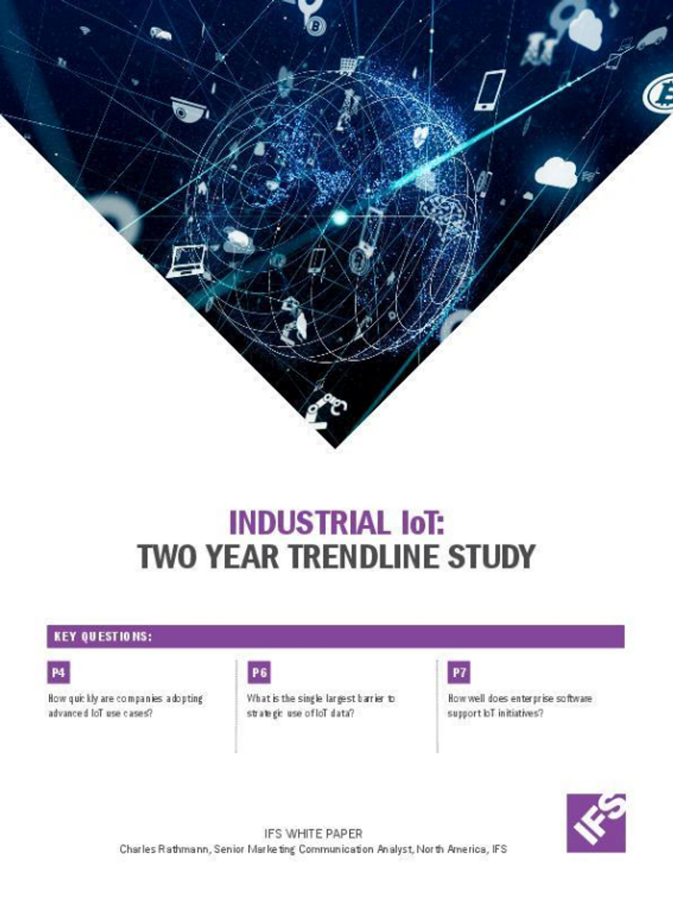 Double-digit increases in industrial IoT sophistication in one year, IFS study reveals