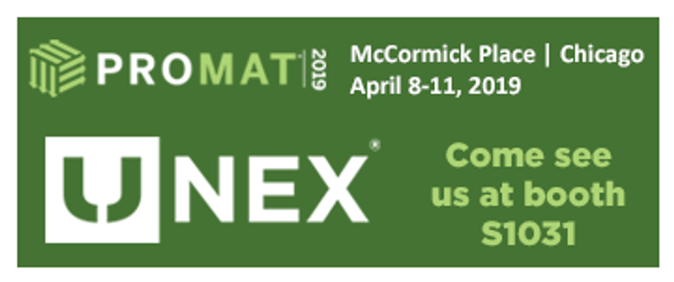 UNEX Manufacturing Showcases Latest Order Picking Solutions at ProMat 2019 in Booth S1031