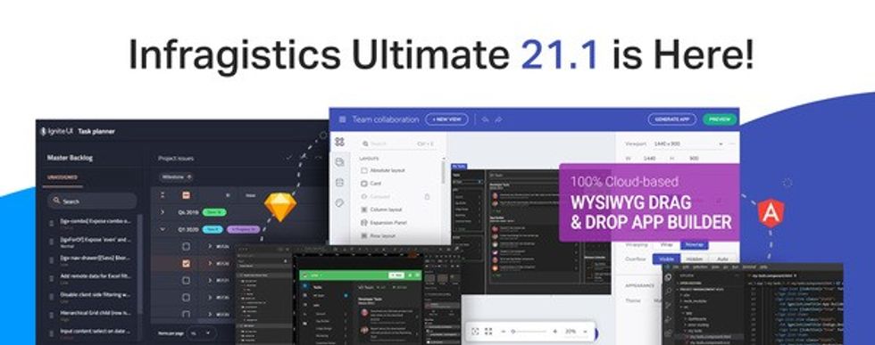 Infragistics Breaks New Ground in Designer-Developer Collaboration with Ultimate 21.1 UX/UI Toolkit 