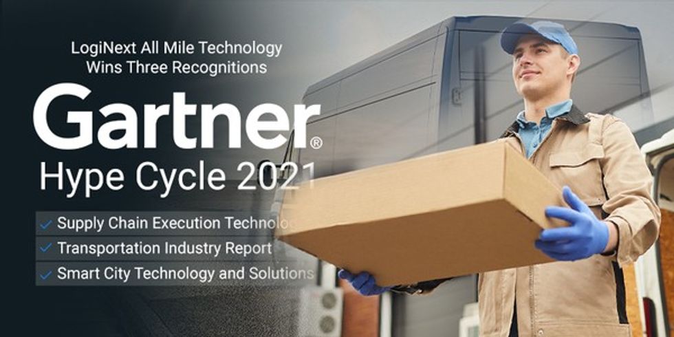 LogiNext Announces Triple Gartner 2021 Recognition for its Last Mile Technology