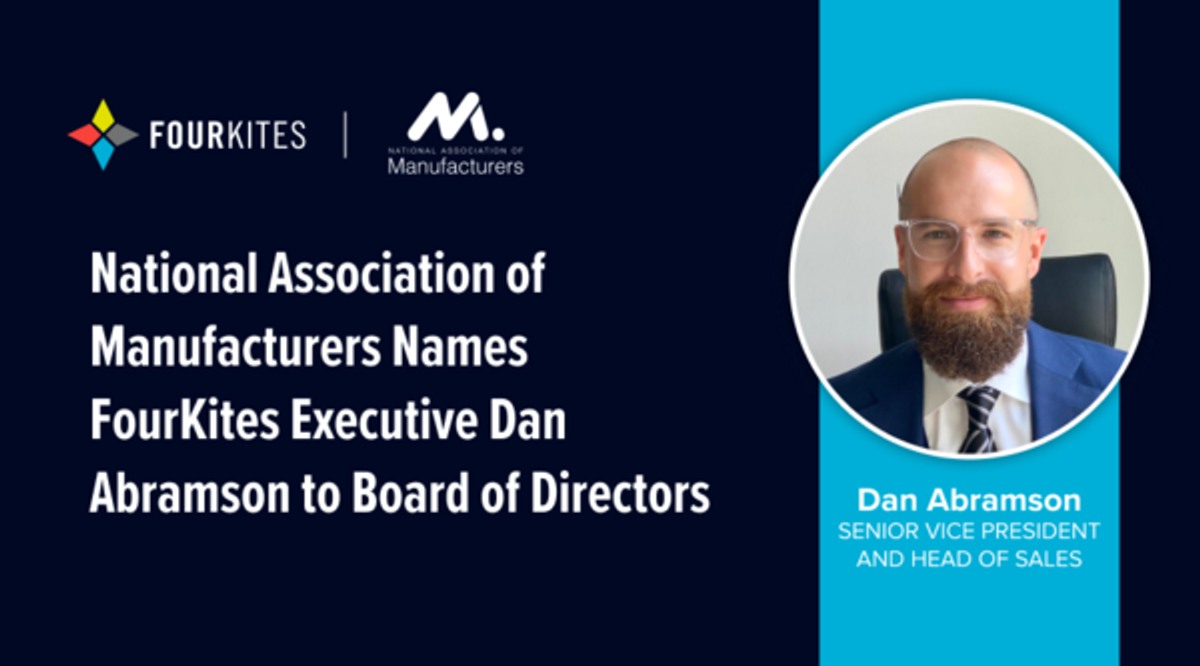 National Association of Manufacturers Names FourKites Executive Dan Abramson to Board of Directors