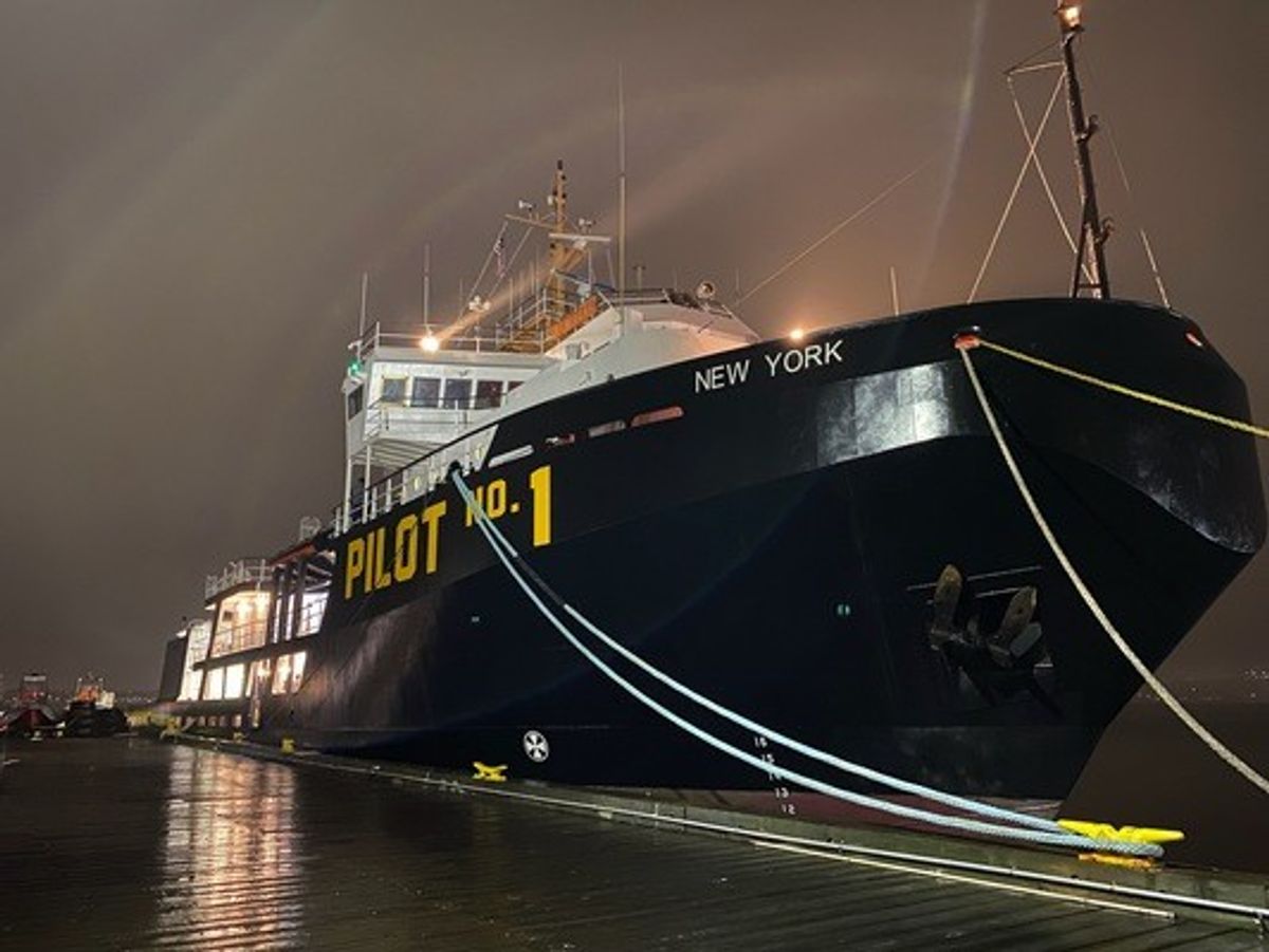 NEW YORK HARBOR WELCOMES NEW PILOT BOAT; SANDY HOOK PILOTS OPEN A NEW ERA OF SAFE NAVIGATION