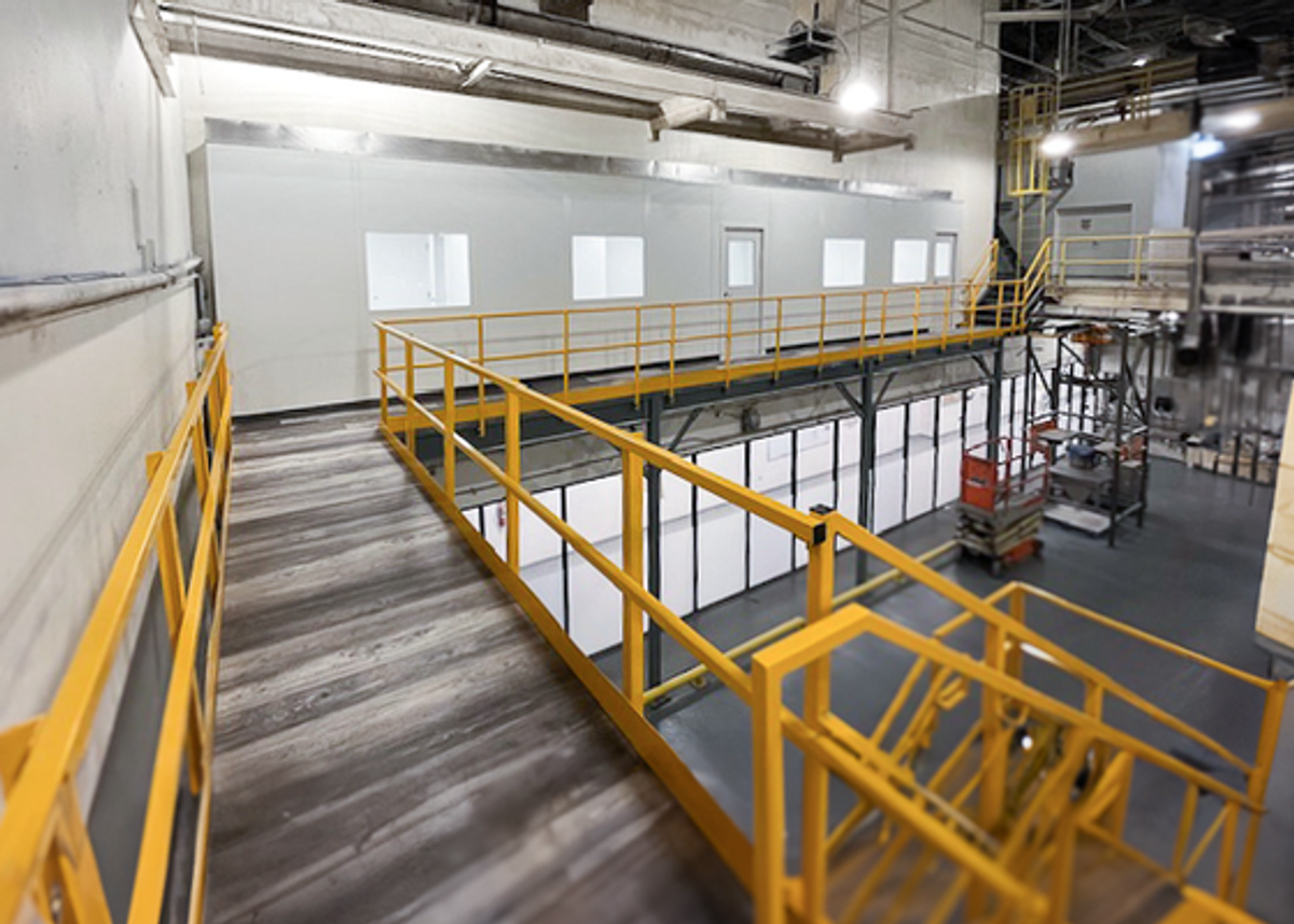 Panel Built Builds Custom In-Plant Office on Mezzanine for Food Corporation