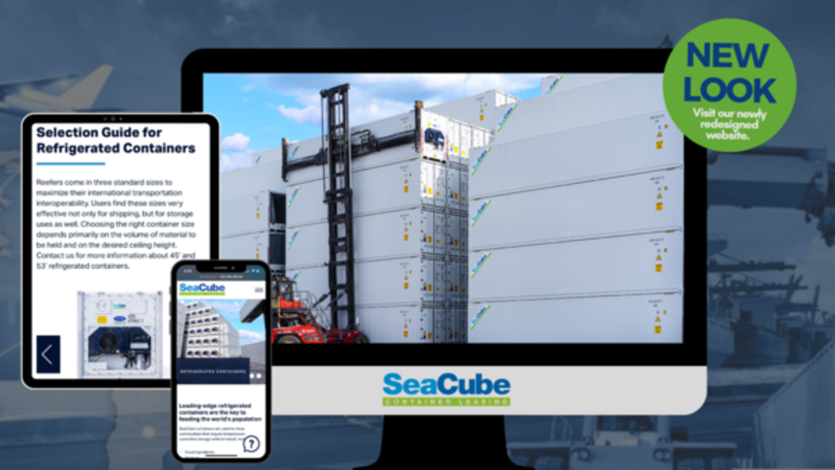 SeaCube Containers Introduces New Website-- Highlights Core Values