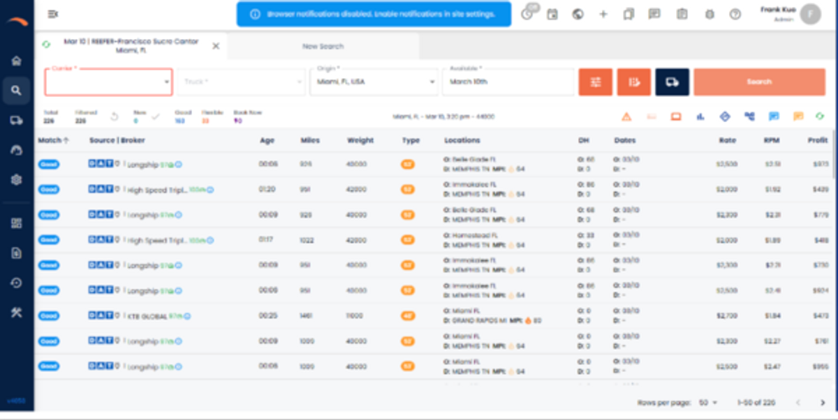 SmartHop reports that DAT integration helps fleets boost earnings in challenging times