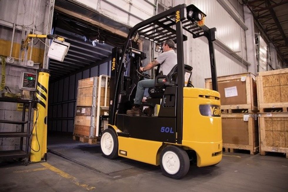 Yale Introduces Cushion Tire Lift Truck with Factory Integrated Lithium-ion Power 